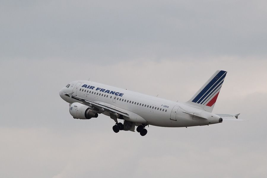 Avion Airbus A320neo de la compagnie Air France, vol CDG vers RAK