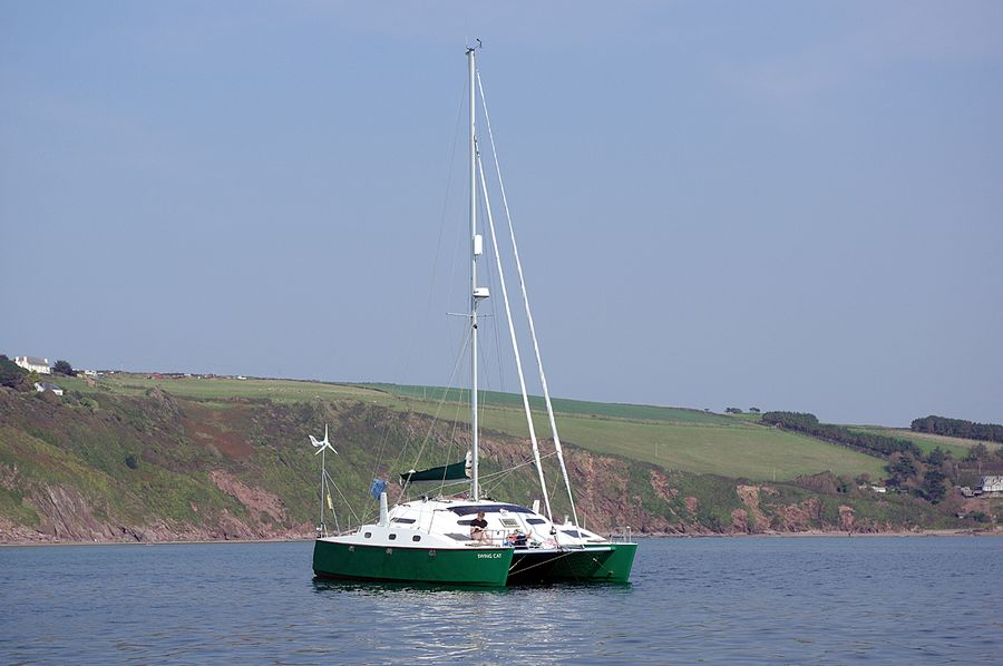 Balade en catamaran au coucher du soleil